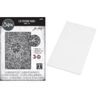 Tim Holtz Sizzix 3D Large A5 Embossing Folder Engraved and Embossing Pad Bundle