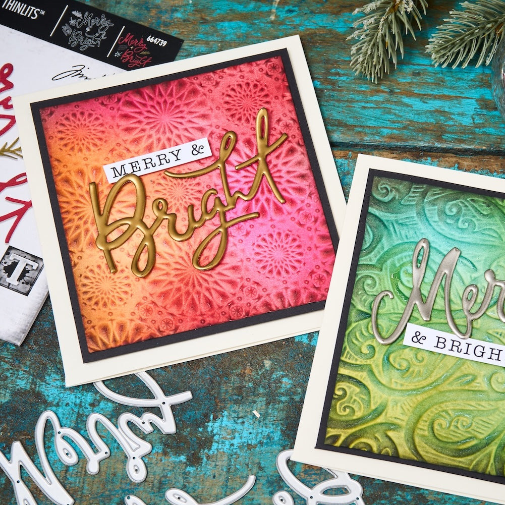 Tim Holtz Sizzix 3D Large A5 Embossing Folder Kaleidoscope 667001
