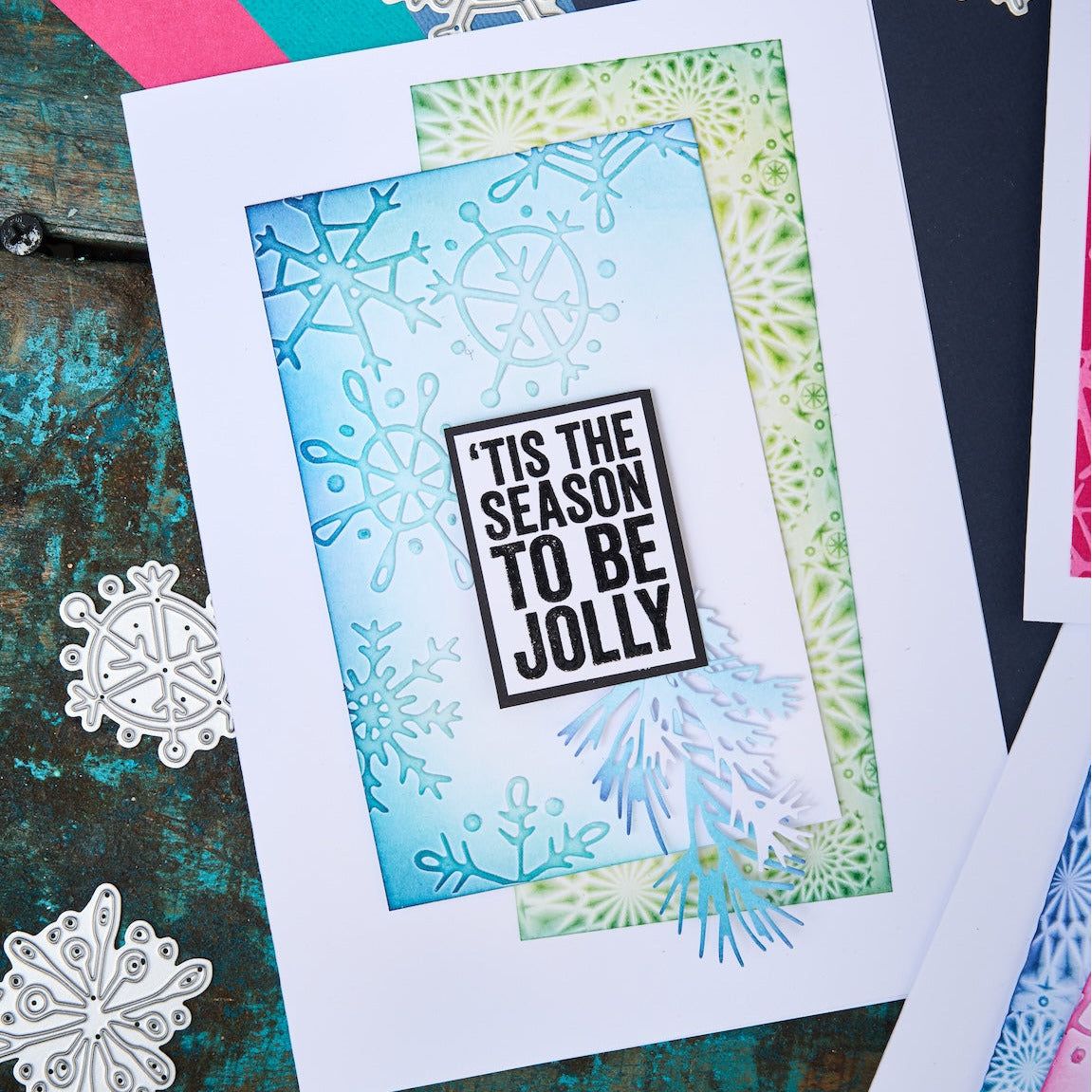 Tim Holtz Sizzix 3D Large A5 Embossing Folder Kaleidoscope 667001