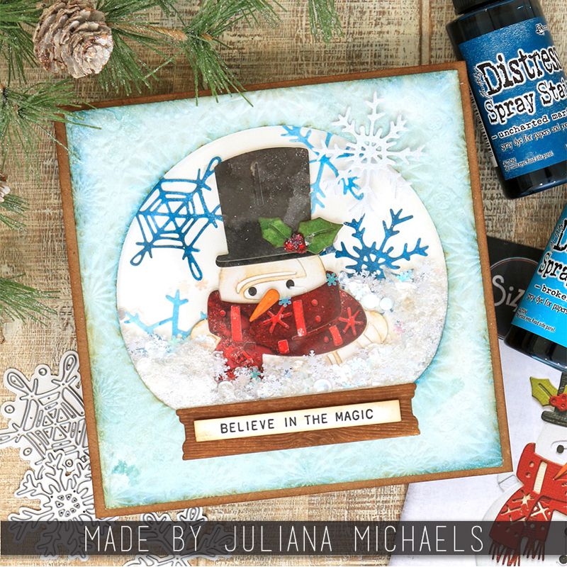 Tim Holtz Sizzix 3D Large A5 Embossing Folder Kaleidoscope 667001 snowflake