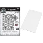 Tim Holtz Sizzix 3D Large A5 Embossing Folder Kaleidoscope and Embossing Pad Bundle