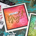 Tim Holtz Sizzix 3D Large A5 Embossing Folder Kaleidoscope and Embossing Pad Bundle bright