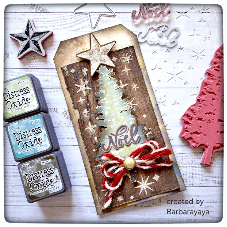 Tim Holtz Sizzix 3D Large A5 Embossing Folder Lumber 666884 noel | color-code:ALT03