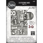 Tim Holtz Sizzix 3D Large A5 Embossing Folder Numbered 667081