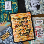 Tim Holtz Sizzix 3D Large A5 Embossing Folders October 2025 I Want It All Bundle sample