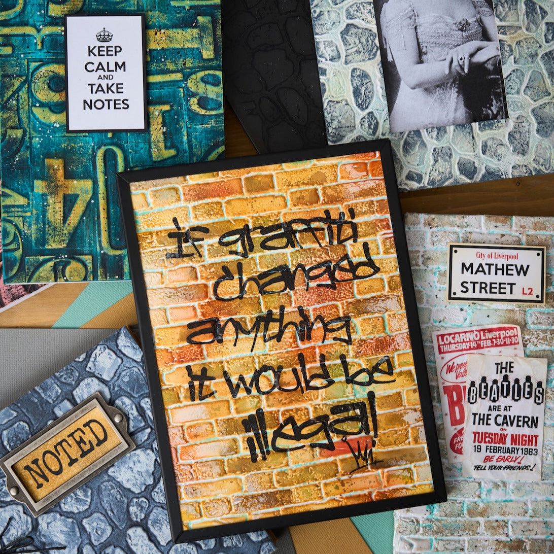Tim Holtz Sizzix 3D Large A5 Embossing Folders October 2025 I Want It All Bundle sample