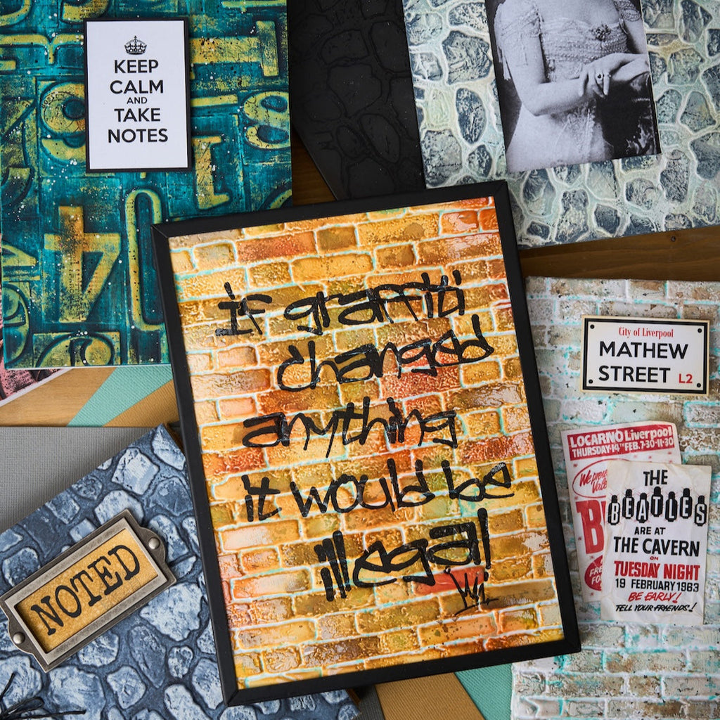 Tim Holtz Sizzix 3D Large A5 Embossing Folders October 2025 I Want It All Bundle sample