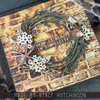 Tim Holtz Sizzix 3D Large A5 Embossing Folders October 2025 I Want It All Bundle wreath