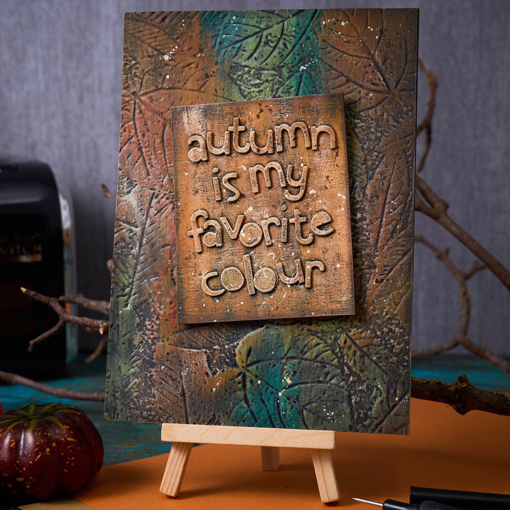 Tim Holtz Sizzix 3D Large Embossing Folder Foliage and Embossing Pad Bundle favorite