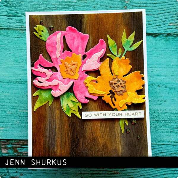 Tim Holtz Sizzix 3D Large Embossing Folder Lumber and Pad Bundle heart