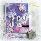 *Tim Holtz Sizzix ALPHANUMERIC BULLETIN Thinlits Dies 666281 purple | color-code:ALT03