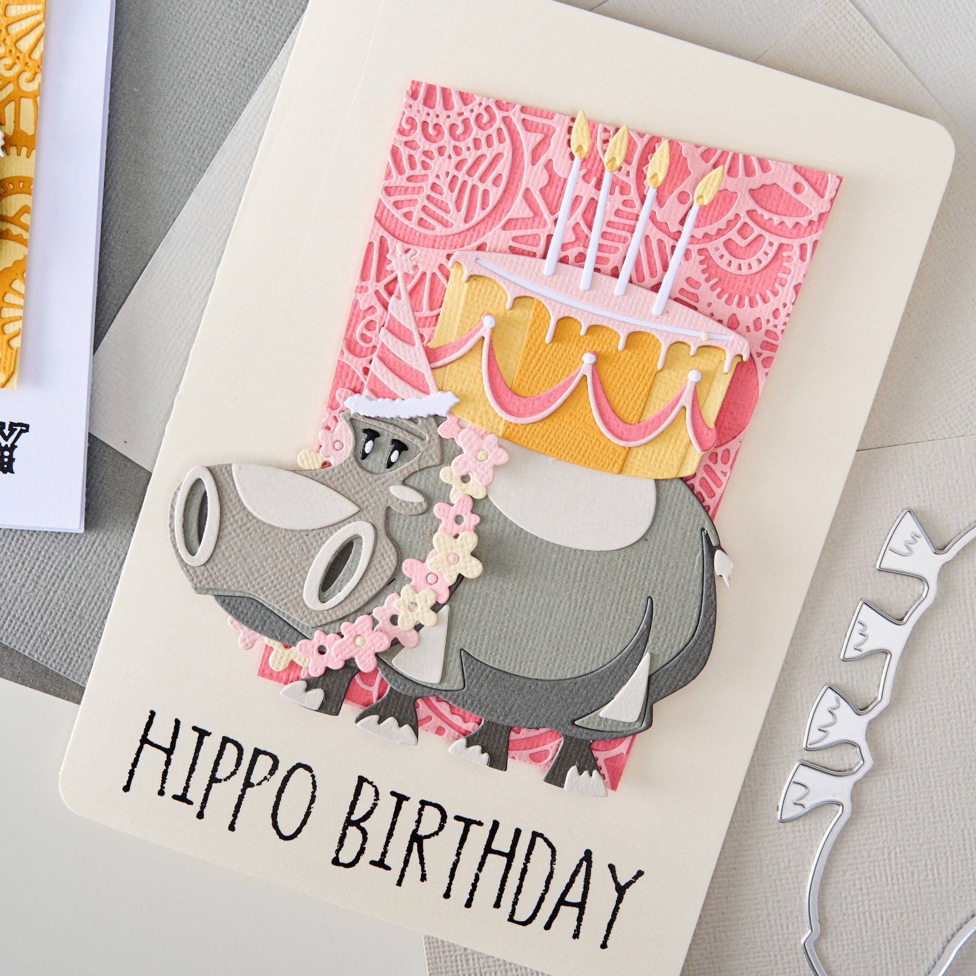 Tim Holtz Sizzix Bernice Mini Colorize Thinlits Dies 667222 cake
