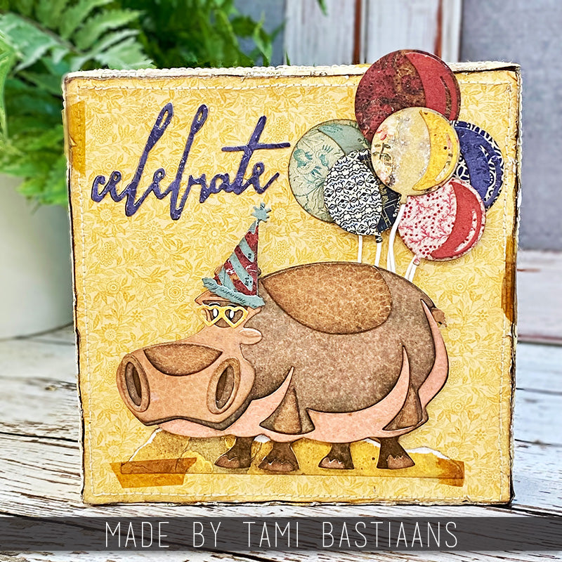 Tim Holtz Sizzix Bernice Mini Colorize Thinlits Dies 667222 celebrate tami bastiaans