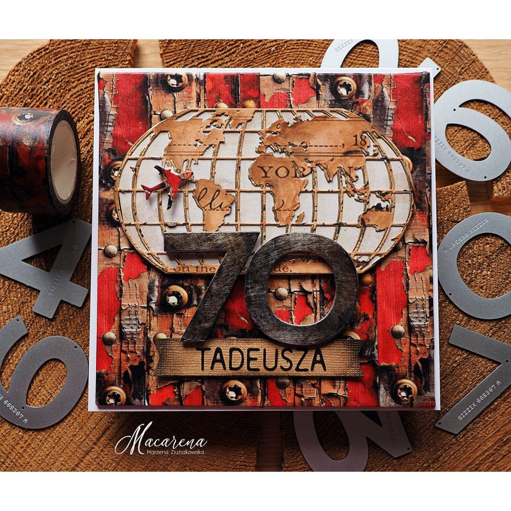 *Tim Holtz Sizzix COUNTDOWN Thinlits Dies 665367 birthday | color-code:ALT01