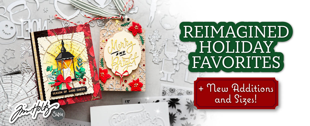 Tim Holtz Holiday Christmas Sizzix Collection