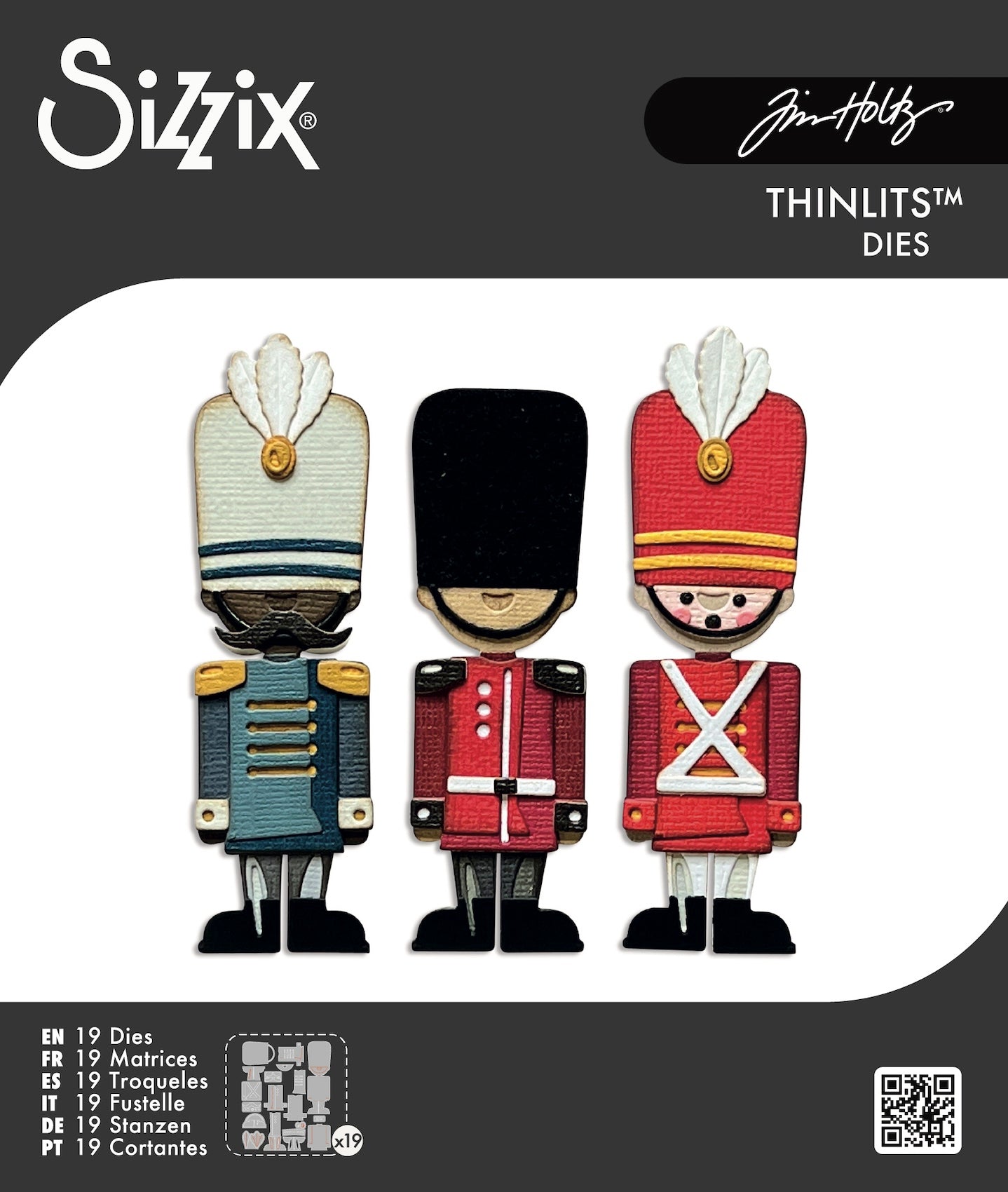 Tim Holtz Sizzix Classic Colorize Harvey Thinlits Dies 666066