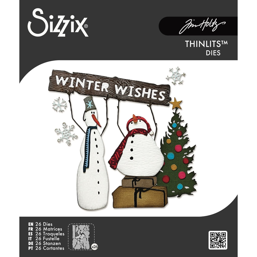 Tim Holtz Sizzix Classic Twig and Stump Thinlits Dies 666072
