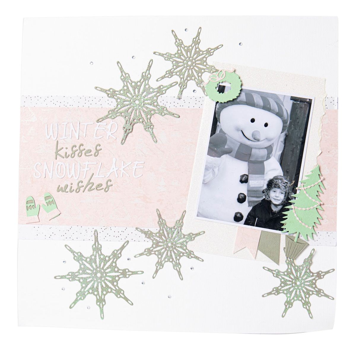 Tim Holtz Sizzix FESTIVE THINGS Thinlits Dies 664191 snowflakes