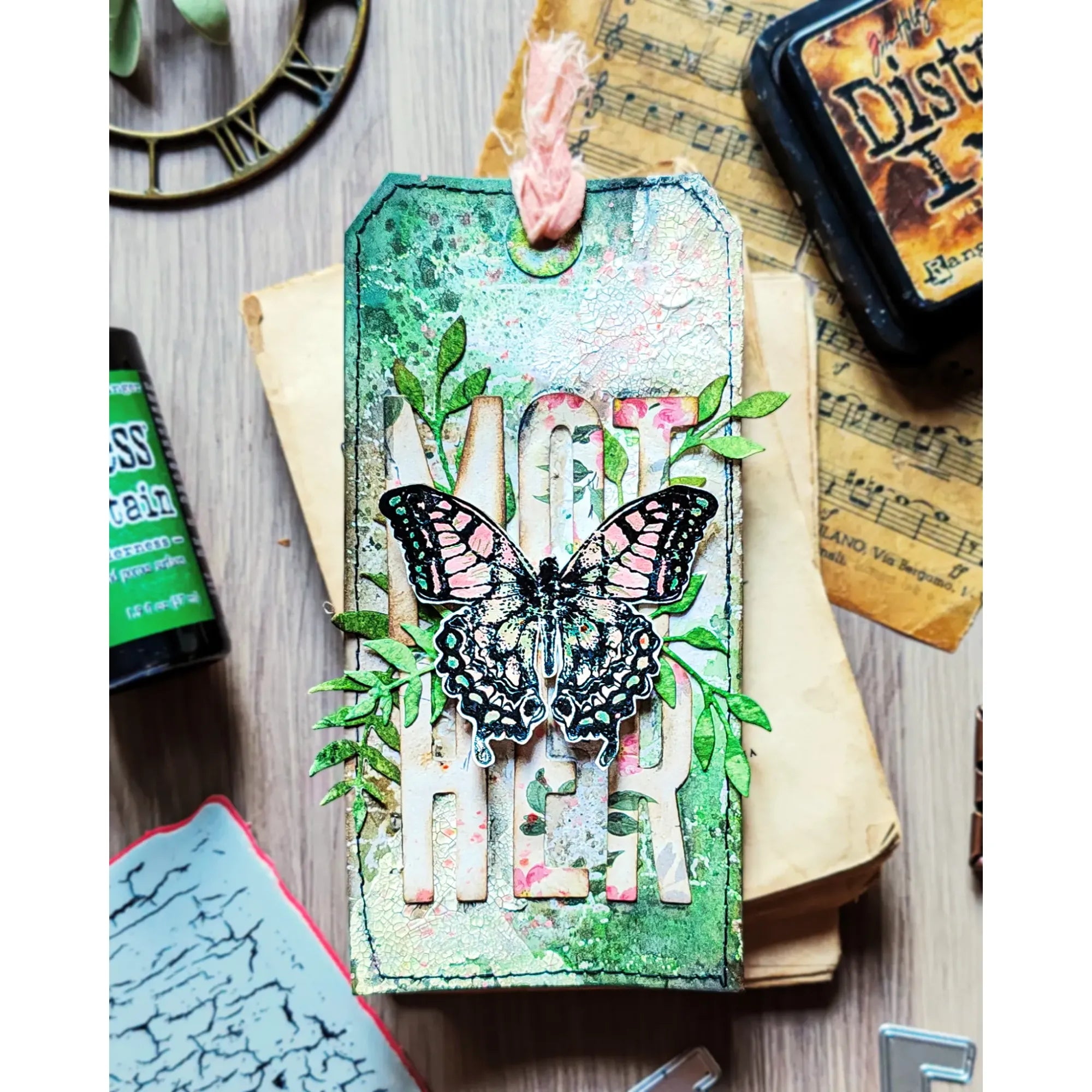 Tim Holtz Sizzix GARDEN GREENS Thinlits Die 661206 mother