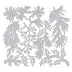 Tim Holtz Sizzix Greens Mini Thinlits Die 661597 line art