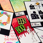 Tim Holtz Sizzix Halloween 2026 Die and Folder I Want It All Bundle samples