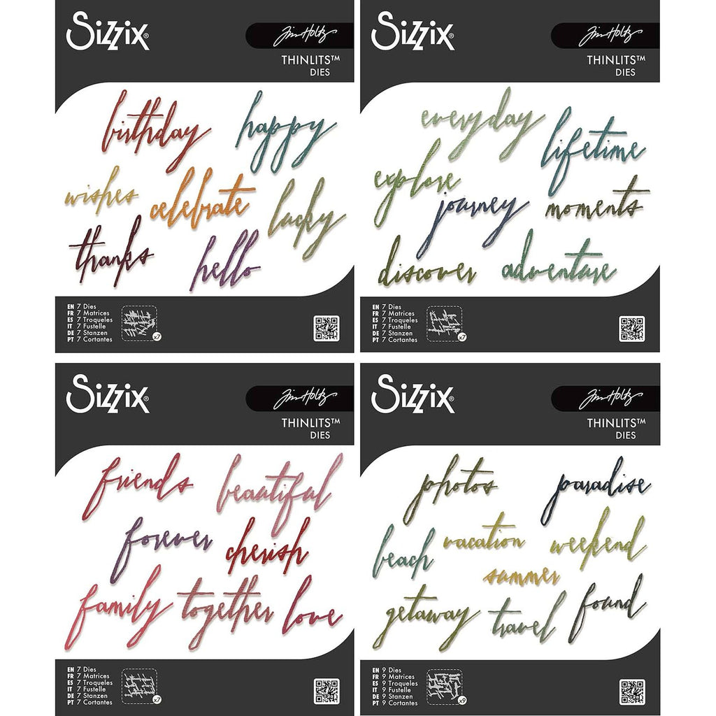 Tim Holtz Sizzix Handwritten 2026 I Want It All Bundle