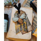 Tim Holtz Sizzix Handwritten Celebrate Thinlits Dies 660215 happy