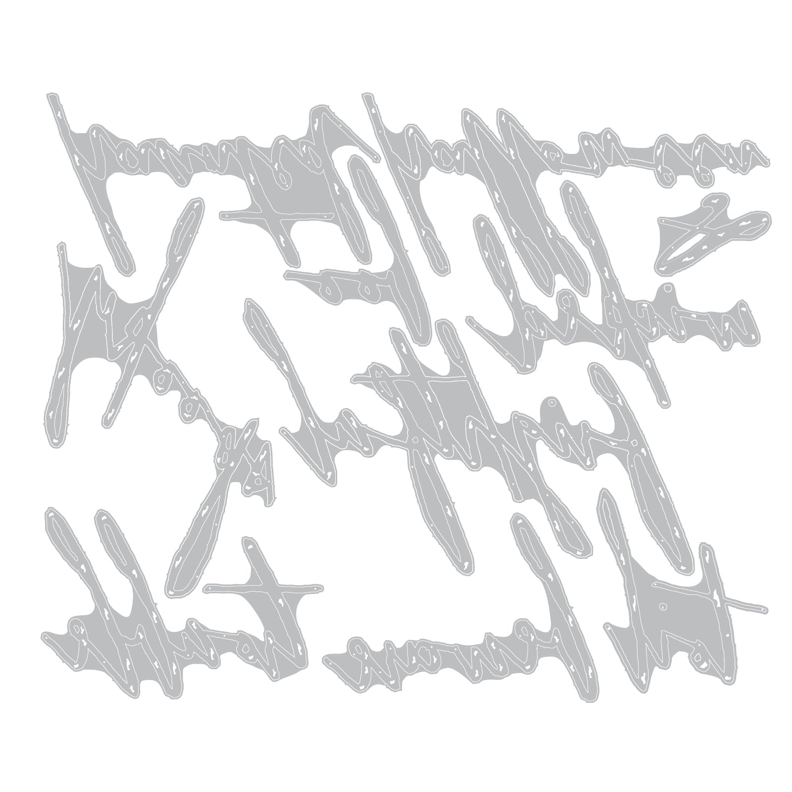 Tim Holtz Sizzix Handwritten Halloween Thinlits Die 660958 line work