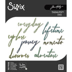 Tim Holtz Sizzix Handwritten Journey Thinlits Dies 660217