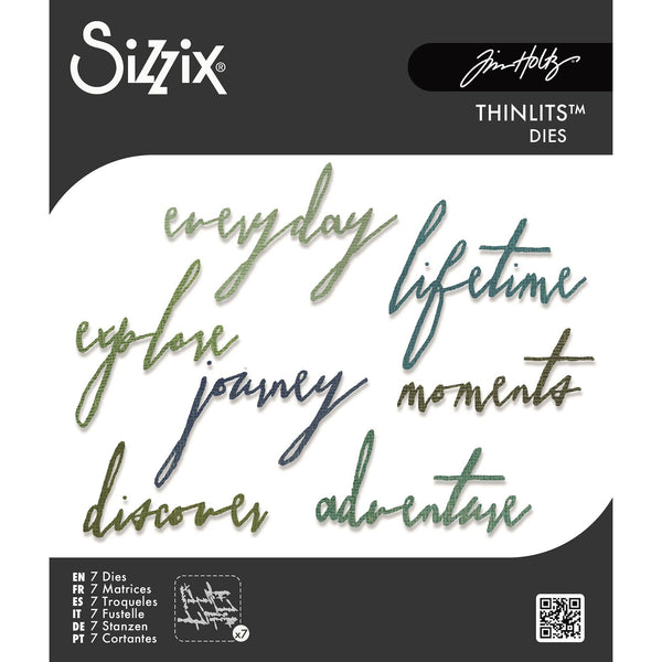 Tim Holtz Sizzix Handwritten Journey Thinlits Dies 660217 – Simon