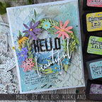Tim Holtz Sizzix Handwritten Love Thinlits Dies 660218 hello beautiful kulbir kirkland