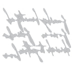 Tim Holtz Sizzix Handwritten Love Thinlits Dies 660218 line art