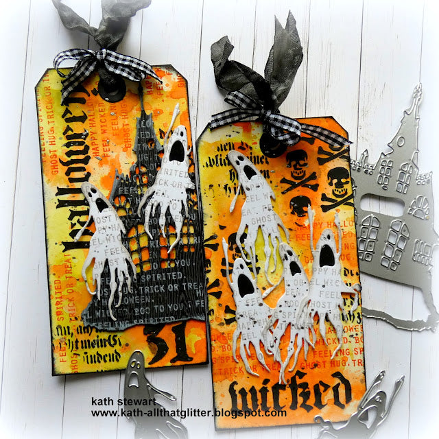 Tim Holtz Sizzix Haunted House Thinlits Die 662378 text | color-code:ALT03
