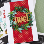Tim Holtz Sizzix Large A5 Embossing Folder Christmas 2026 Bundle christmas wreath noel card pete hughes
