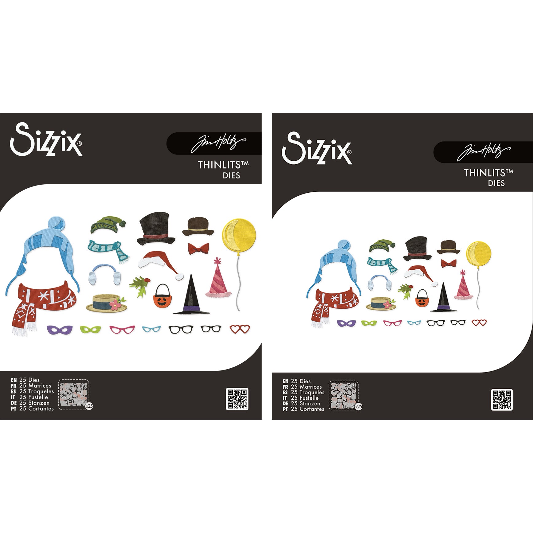 Tim Holtz Sizzix Large and Mini Accessories Colorize Thinlits Die Bundle