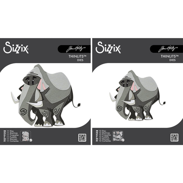 Tim Holtz Sizzix Large and Mini Clarence Colorize Thinlits Die