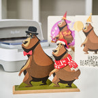 Tim Holtz Sizzix Large and Mini Theodore Colorize Thinlits Die Bundle hat