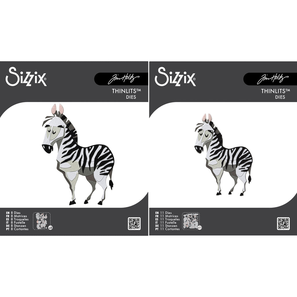 Tim Holtz Sizzix Large and Mini Winifred Colorize Thinlits Die Bundlea