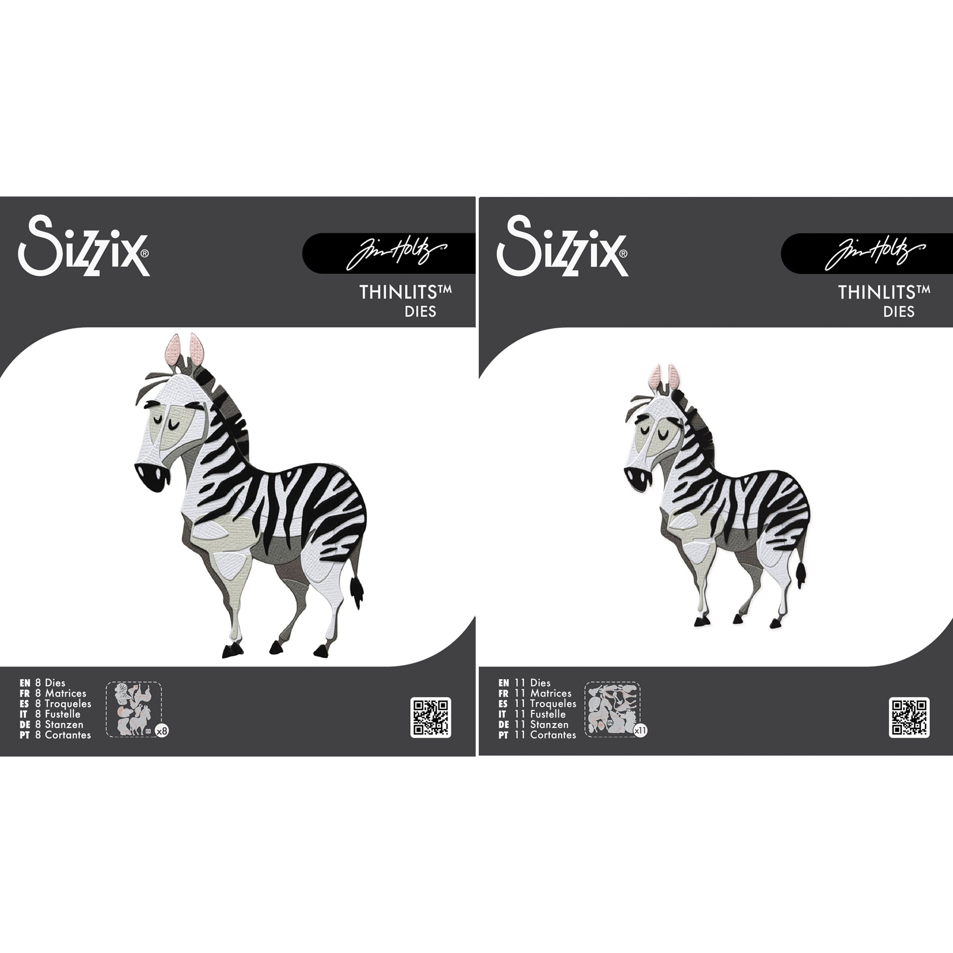 Tim Holtz Sizzix Large and Mini Winifred Colorize Thinlits Die Bundlea