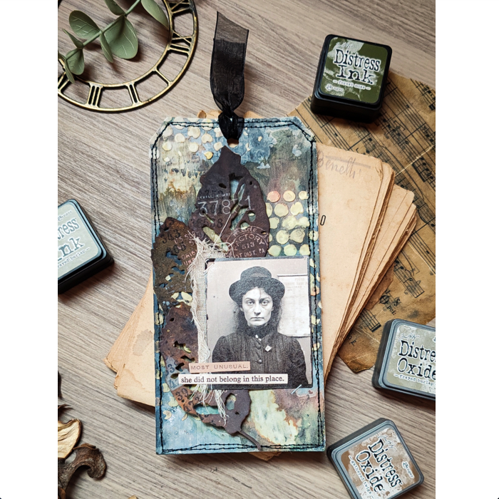 Tim Holtz Sizzix Leaf Fragments Thinlits Dies 665559 photo | color-code:ALT04
