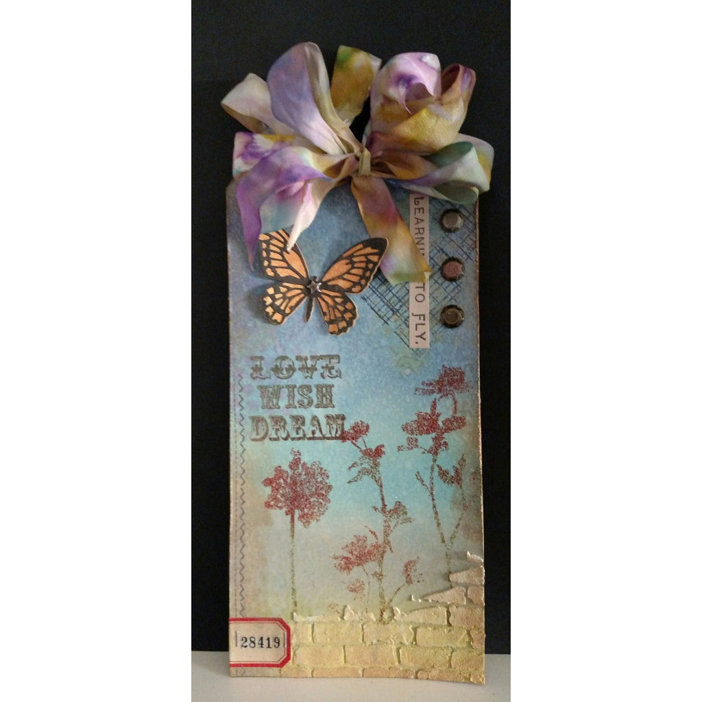 Tim Holtz Sizzix MINI DETAILED BUTTERFLIES Thinlits Die 661802 slimline
