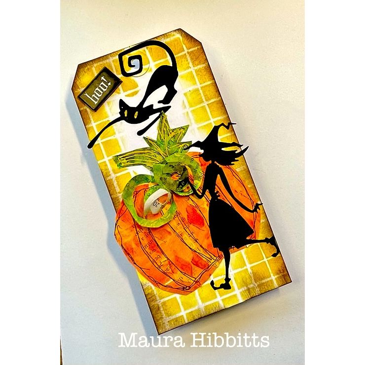 Tim Holtz Sizzix MISCHIEVOUS Thinlits Dies 665996 orange | color-code:ALT02