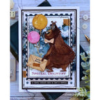 Tim Holtz Sizzix Mini Accessories Colorize Thinlits Dies 667220 bear with bow tie envelope balloons card emma williams
