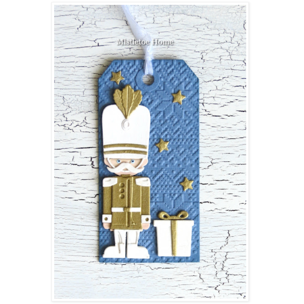 Tim Holtz Sizzix Mini Christmas Things Thinlits Die 662418 cute tag