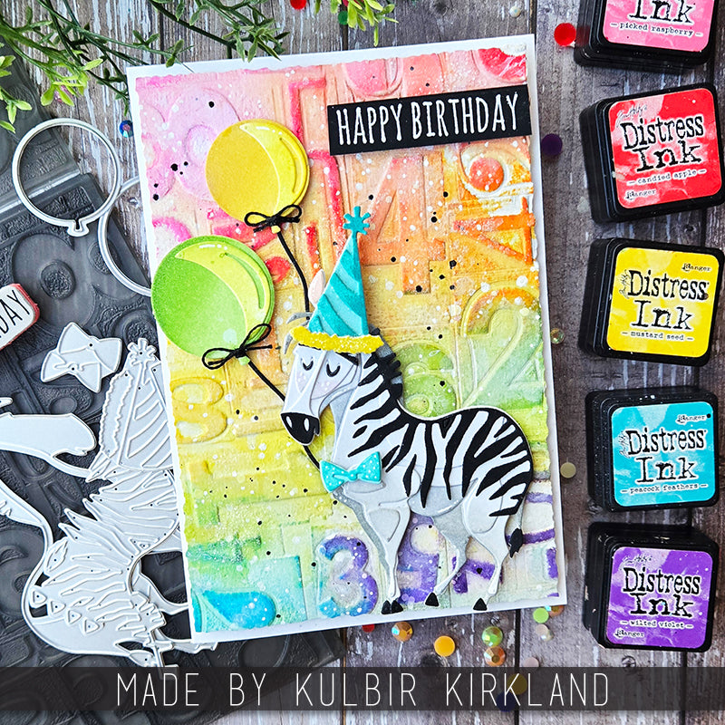 Tim Holtz Sizzix Mini Colorize Character and Accessories Thinlits Die Bundle birthday kulbir kirkland