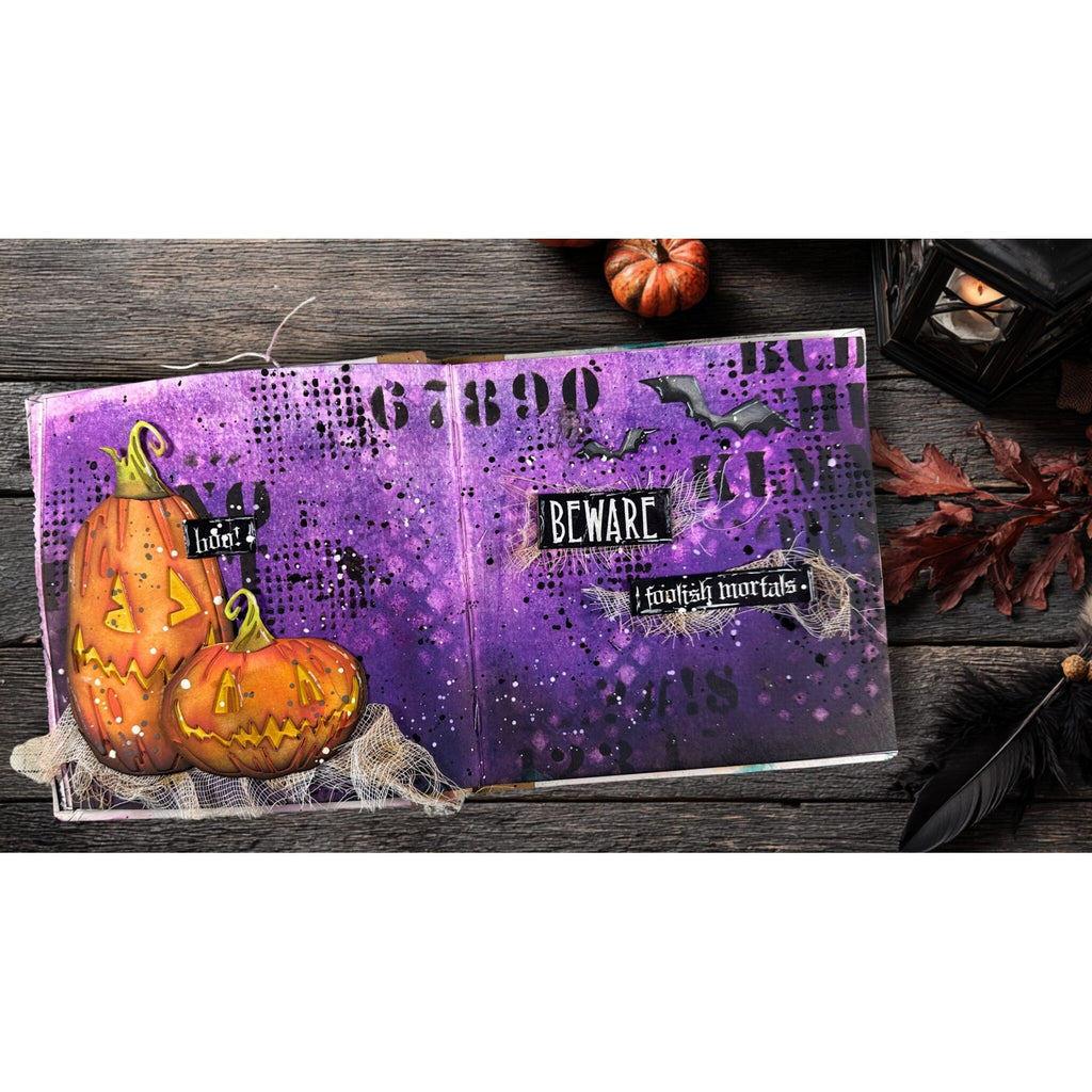 Tim Holtz Sizzix PUMPKIN PATCH Colorize Thinlits Dies 665556 beware | color-code:ALT01