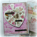 Tim Holtz Sizzix STACKED TILES HEARTS Thinlits Dies 665858 flowers | color-code:ALT01