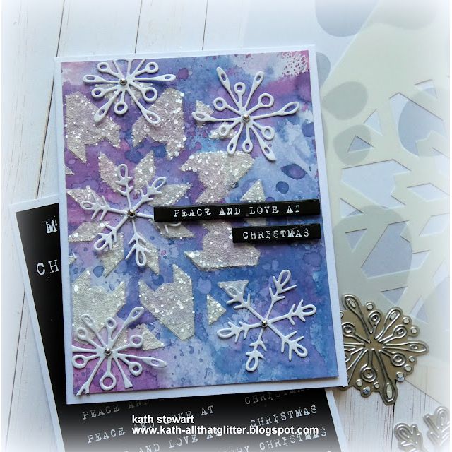 Tim Holtz Sizzix Scribbly Snowflakes Thinlits Dies 665582 peace | color-code:ALT03