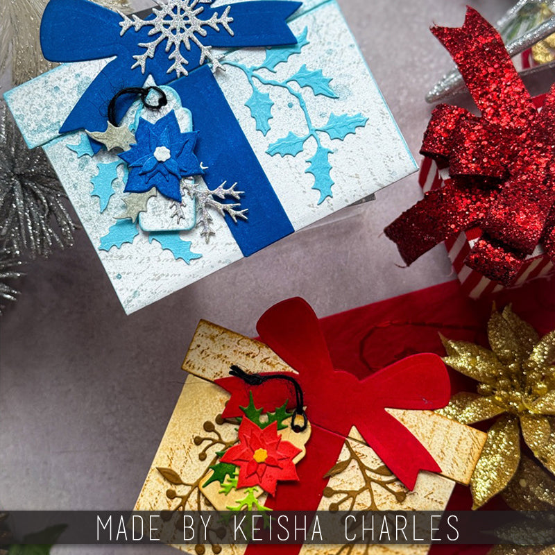 Tim Holtz Sizzix Scribbly Snowflakes Thinlits Dies 665582 present