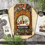 Tim Holtz Sizzix Snowglobe 2 Thinlits Die 662421 tag